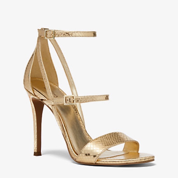 Gold Micheal Kors Heels! - Picture 4 of 10